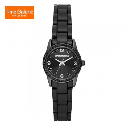 Skechers SR6278 Palisades Quartz Analog Black Strap Women Watch